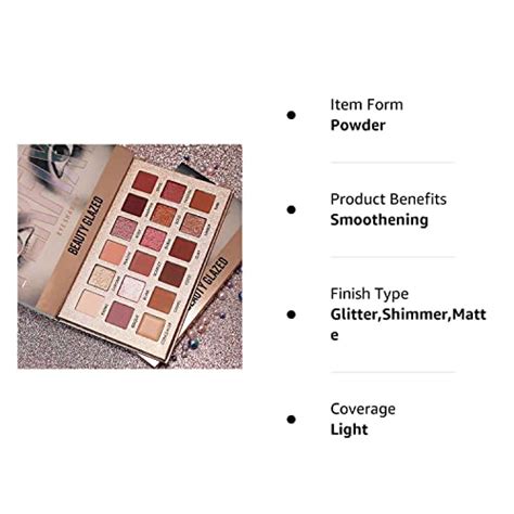 BestLand New Nude Eyeshadow Palette The 18 Colors Matte Shimmer Glitter