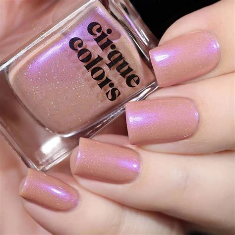 REVERIE Is A Mauve Pink Nude Nail Polish With Soft Purple Shimmer And