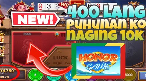 Red Black Honor Game 400 Lang Puhunan Ko Naging 10k Pa Try Nyo