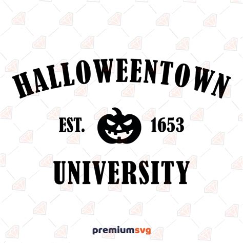 Halloweentown University Svg Cut File Halloween Svg Design For Shirt