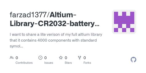 Github Farzad Altium Library Cr Battery Holder With D Step