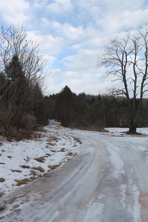 Photo Ice Covered Partridge Run Road Andy