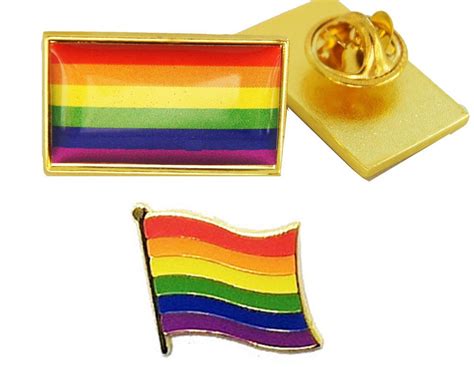 2PCS LGBT Gay Pride Regenbogen LGBTQ Flagge Revers Pins Set Geschenk Box Verpackung Etsy De