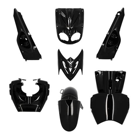 Kit carrosserie noir Tun r pièces pour Mbk Stunt Yamaha Slider naked Pièces Carénage