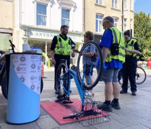 Bike Marking With Camcycle Cambridgeshire Police Cambridge Cycling