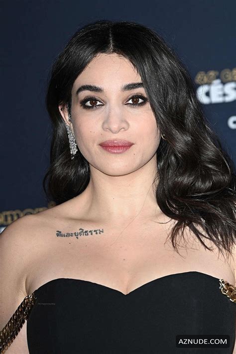 Camelia Jordana Sexy Displays Her Hot Figure At The Th Cesar Awards In Paris Aznude