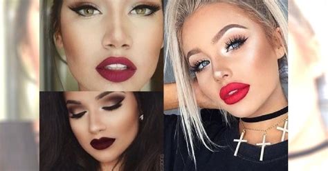 HOT Make up na święta Nasz typ mocne matowe usta i rozświetlone oko Makijaż zgodny z trendami