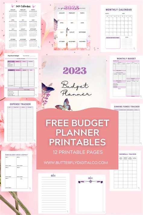 2023 Free Printable Monthly Budget Planner Artofit
