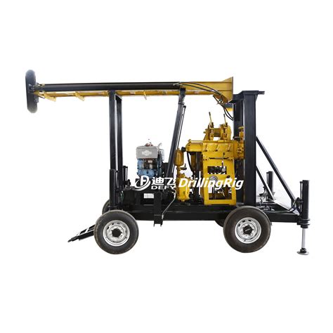 Hydraulic Trailer Well Mounted Portable Drilling Rig For Coring China