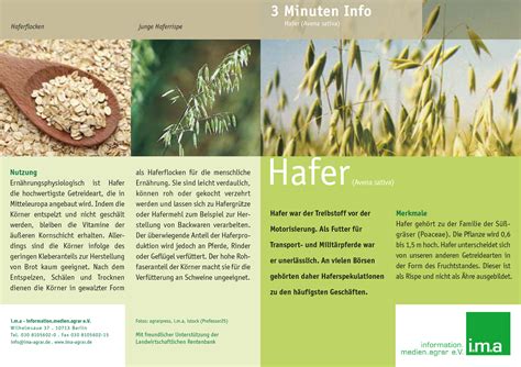 zum thema hafer agrar woerlitz