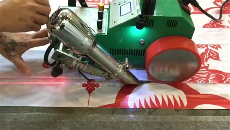 V High Frequency Automatic Hot Air Portable Pvc Membrane Wedge Tarpaulin Seaming Welded