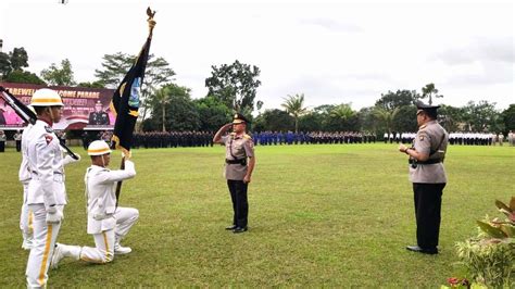 Polda Kepri Gelar Tradisi Farewell Welcome Parade Perpisahan Irjen