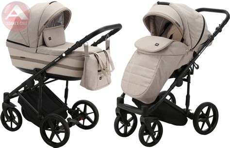 Коляска Adamex Rimini Lux 2 в 1 Rl16 бежевый, кожа бежевая | В наличии ...
