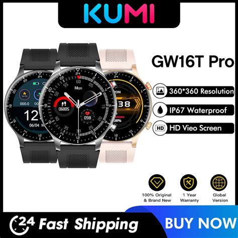 KUMI Reloj Inteligente GW16T Pro Para Hombre Y Mujer Accesorio De