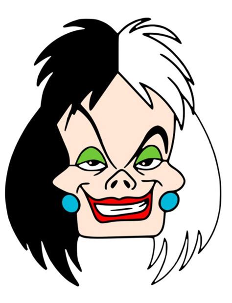 Disney Cruella De Vil And Ursula SVG File All Layered With Separate