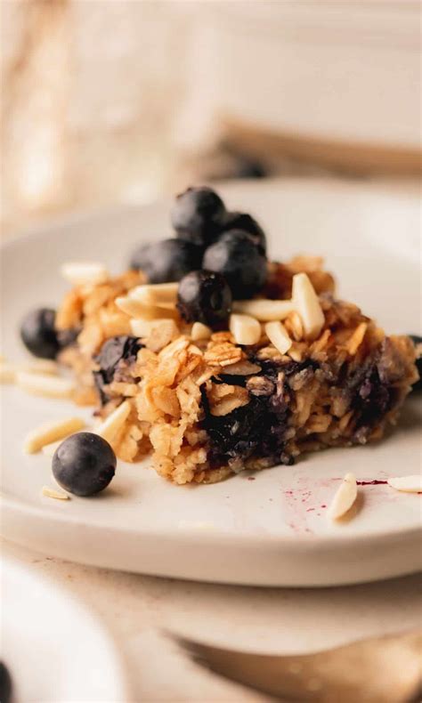 Easy Banana Blueberry Baked Oatmeal Hey Snickerdoodle