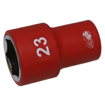 23mm X 1 2 Dr 6Pt VDE Insulated Socket Western Tool Co