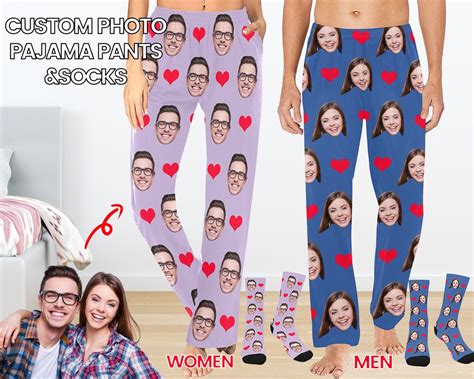 Custom Pajama Pants,personalized Pants Pajamas,custom Pj Pants,photo