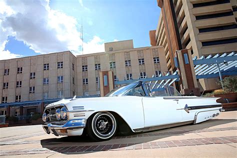 1960 Chevrolet Impala Convertible Laid Front Driver Side View Lowrider