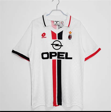 Camisa RetrÔ Milan Branca 1995 Fut Retro