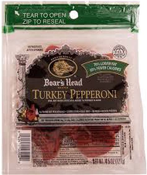 Boars Head Turkey Pepperoni Food Library Shibboleth