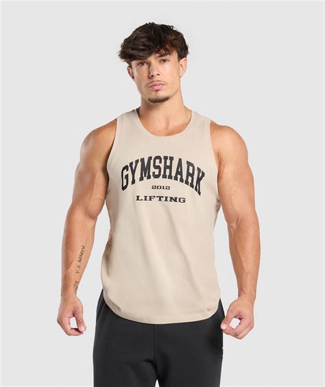 Gymshark 2012 Lifting Tank - Pebble Grey | Gymshark