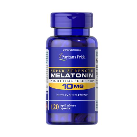 Puritans Pride Melatonin 10 Mg 120 Capsules