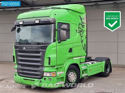 Scania R440 4X2 Manual Retarder ADR Xenon Euro 5 Truck Tractor For Sale