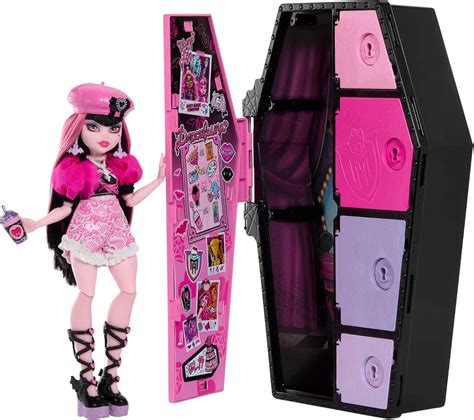 Monster High Mu Eca Draculaura Skulltimates Con Vestimenta De Moda Y