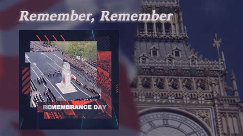 Remembrance Day Song Remember Remember 2021 Youtube