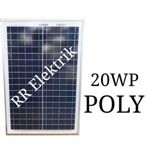 Jual Panel Surya Solar Cell Solar Panel Wp Visero Poly Shopee Indonesia