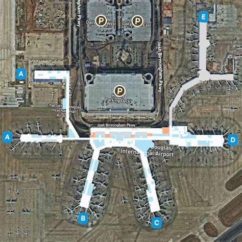 Charlotte Airport Map Guide To CLT S Terminals