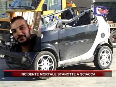 INCIDENTE MORTALE STANOTTE A SCIACCA YouTube