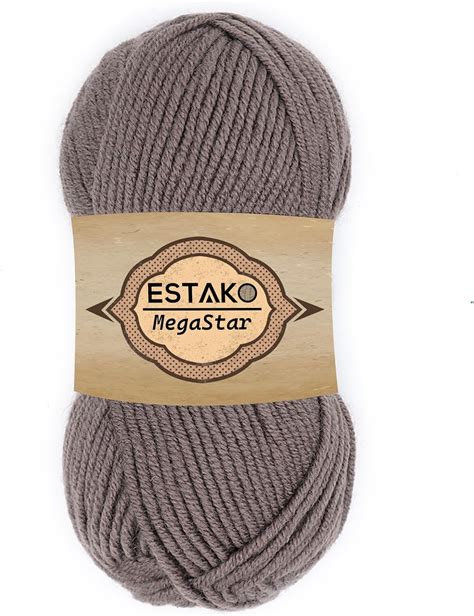 Amazon Estako Megastar Acrylic Wool Yarn Soft Chunky