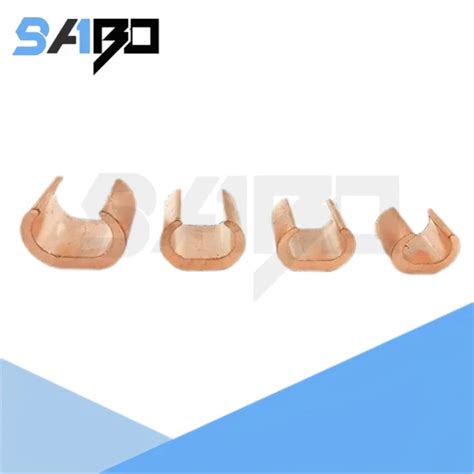 Pure Copper Cable Clamp C Shape Clamp Grounding Wire Connector Earth