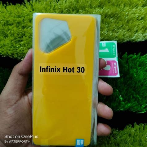 Infinix Hot X Back Poly Clear Cystal Transparent Back Jell Back Poly Infinix Hot