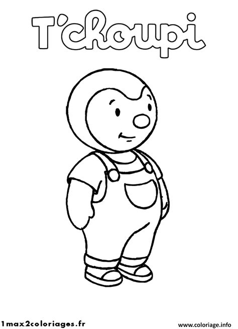 Coloriage Tchoupi Dessin Tchoupi Imprimer