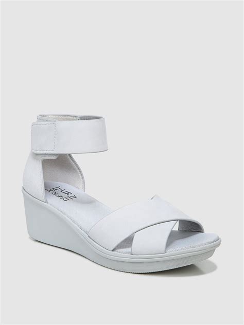 Naturalizer Riviera Wedge Sandals - Grey | Editorialist
