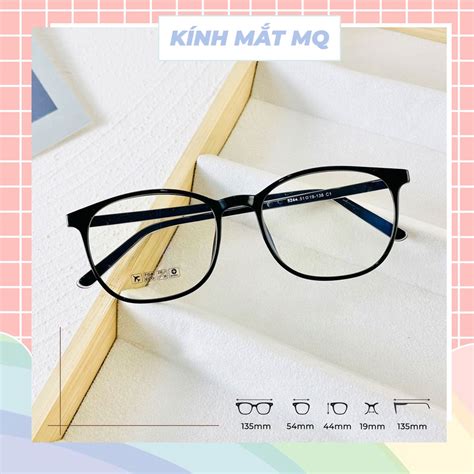 Gọng kính nhựa dẻo lõi kim loại form vuông bầu 8244 Siêu hot Kính Mắt Five Minutes Shopee