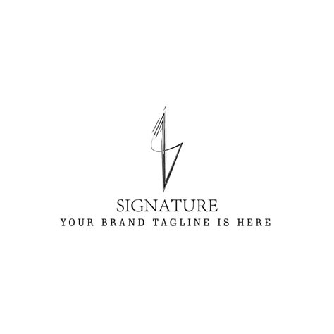 Signature Brand Logo 12788481 Vector Art At Vecteezy