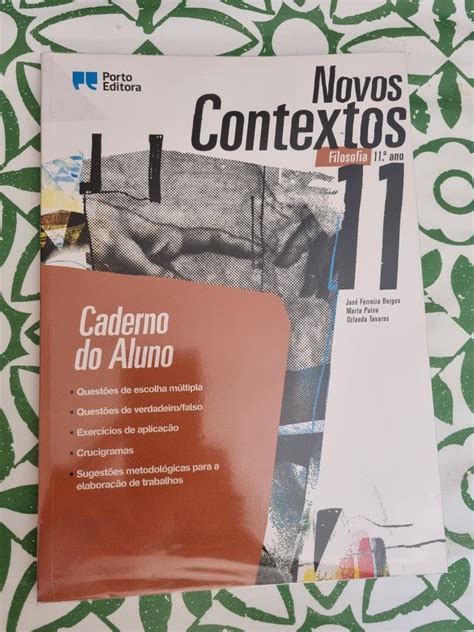 Caderno Do Aluno Filosofia Ano Cacia Olx Portugal