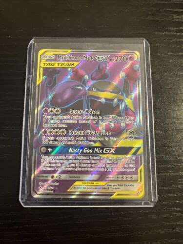 Pokémon Muk Alolan Muk GX 196 214 Sun Moon Unbroken Bonds eBay