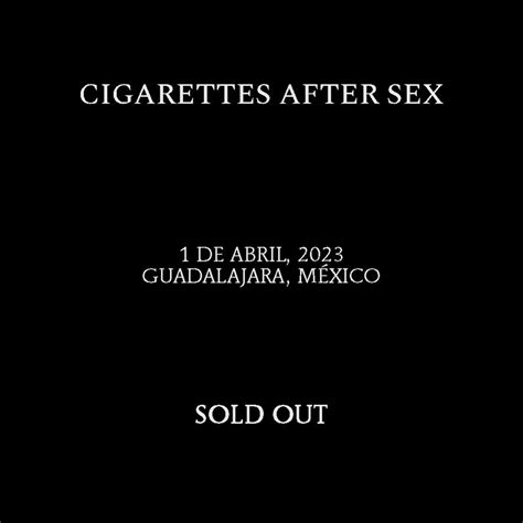 Cigarettes After Sex A pocos días llegar a GDL