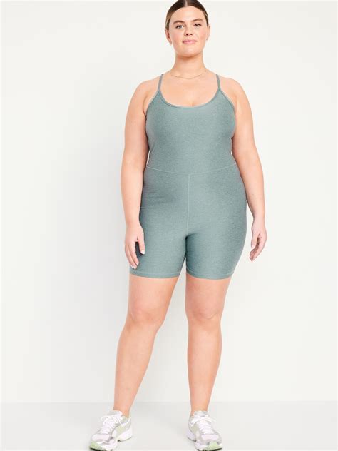 Cloud Racerback Bodysuit 6 Inch Inseam Old Navy