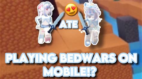 So I Played Roblox Bedwars On MOBILE YouTube