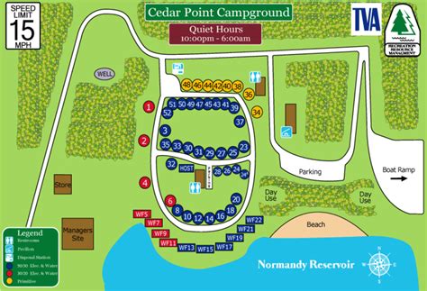 Cedar point campground map – Bovenmen Shop