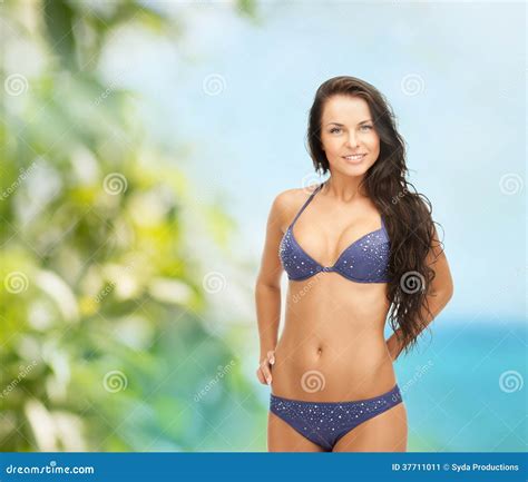 Tempting Brunette In Lingerie Stock Image Image Of Perfect Model