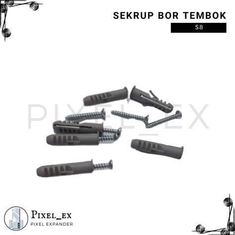 Jual Sekrup Bor Tembok Baut S6 S8 S10 S12 Expander Shopee Indonesia