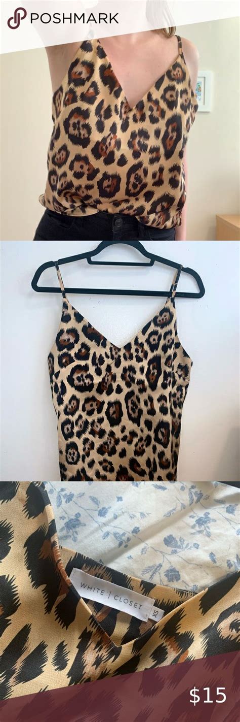 Leopard Print Nordstrom V Neck Cami Top Cami Tops Clothes Design Tops