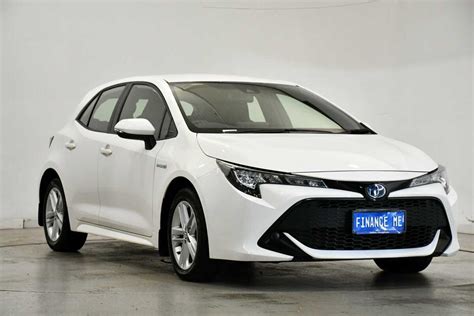 SOLD 2021 Toyota Corolla Ascent Sport E-CVT Hybrid in White | Used ...